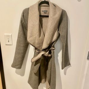 Vince Wool Wrap Coat - size small